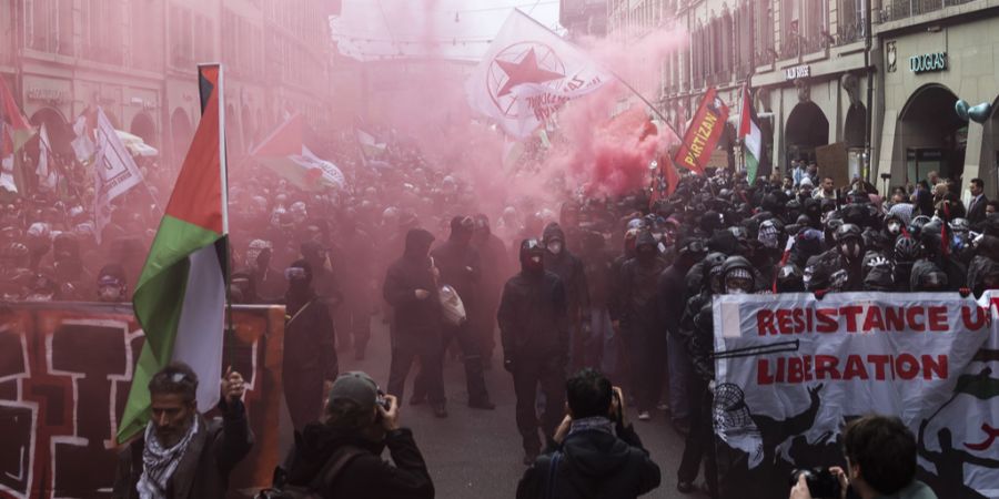 Palästina Demo Bern