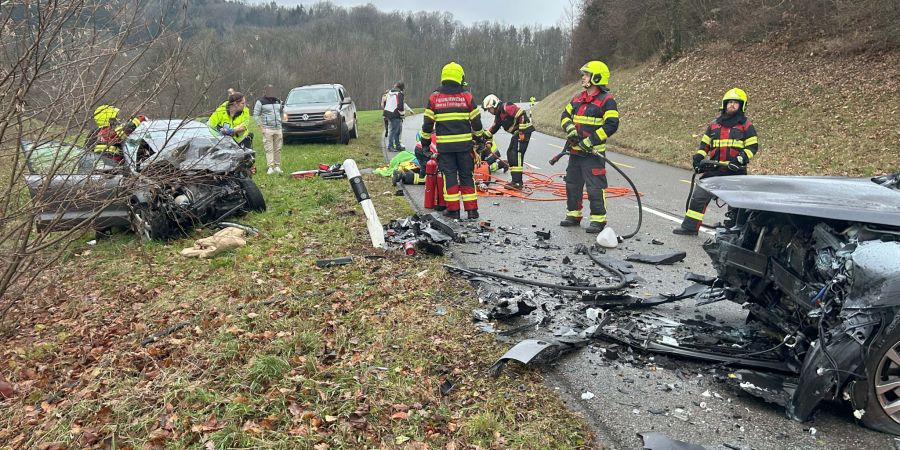 Frontalkollision Schupfart