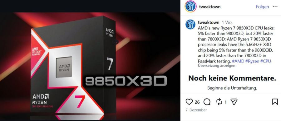 ryzen 7 9850x3d gaming