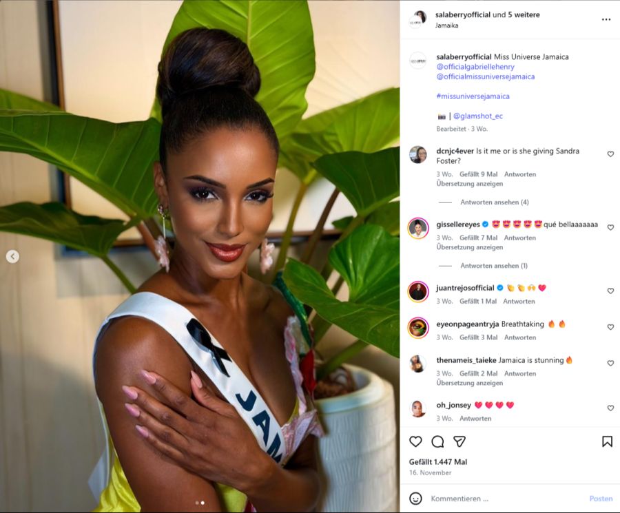 Demnächst soll sie von Ärzten begleitet nach Jamaika geflogen werden.