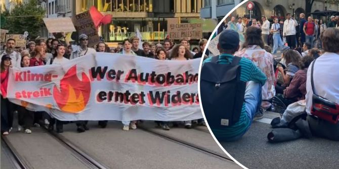 Klimastreik Demo Zürich
