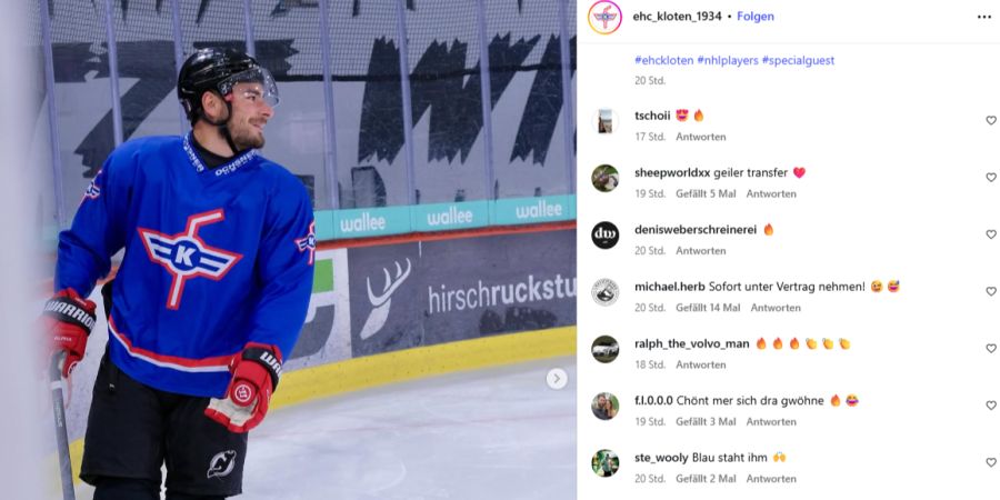 Timo Meier EHC Kloten