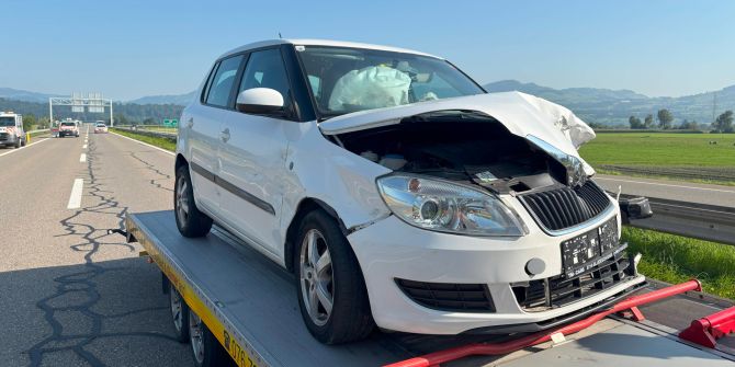 Unfall in Benken SG