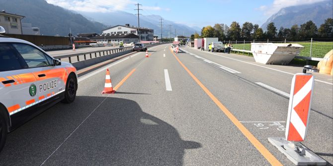 Kollison auf A13