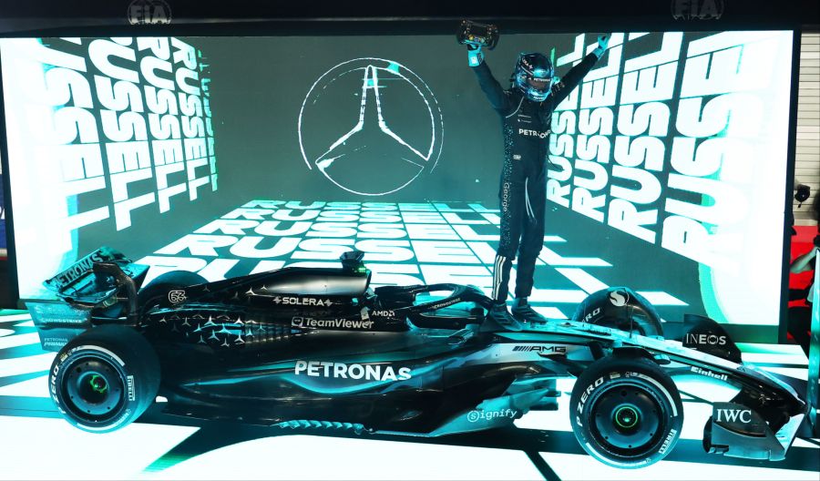George Russell Mercedes Singapur