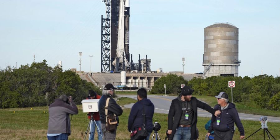 Der Start der Falcon-9-Rakete verzögert sich.