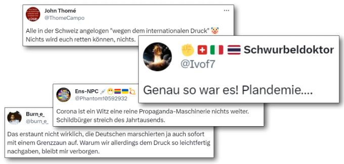 Auf «X» reagieren User empört auf die Zitate von Daniel Koch, wonach Intensivstationen nicht an der Belastungsgrenze gewesen seien während der Corona-Pandemie. Daniel Koch Reaktionen
