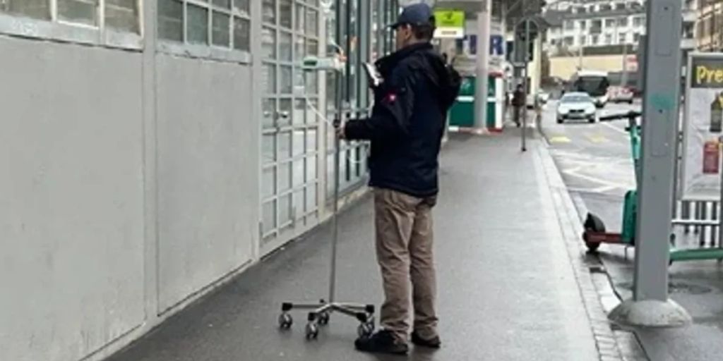 Zurich University Hospital Patient Seen Wandering the City with Beer and IV Stand