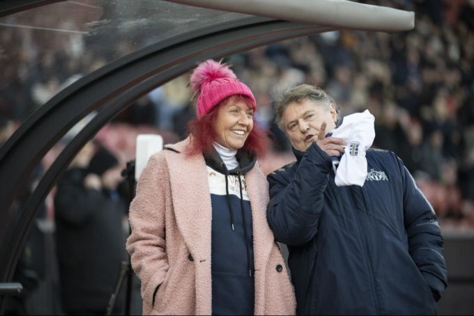 Heliane und Ancillo Canepa beim Klassiker gegen den FC Basel. In der nächsten Woche steht für ihren FCZ das Derby gegen GC an. Heliane Ancillo Canepa