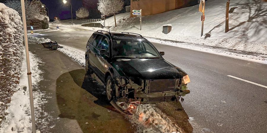 Sachschaden nach Unfall