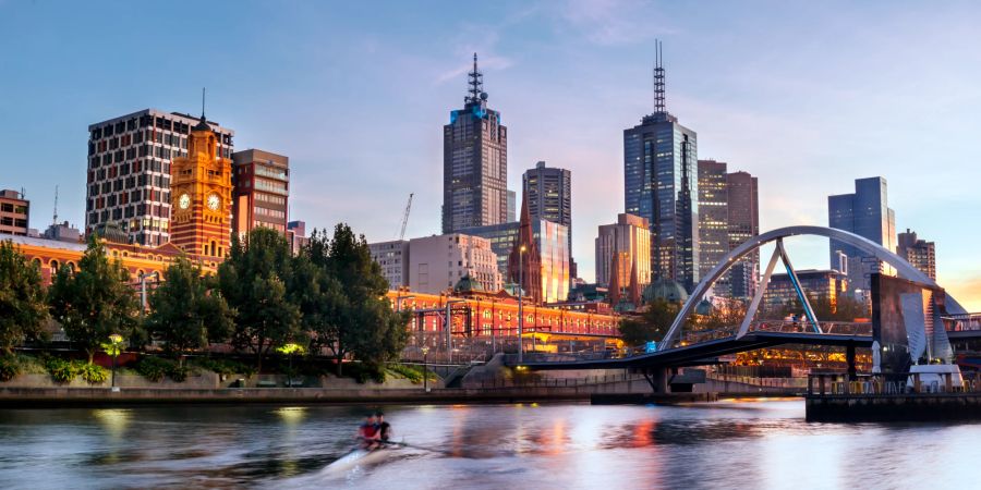 skyline von melbourne