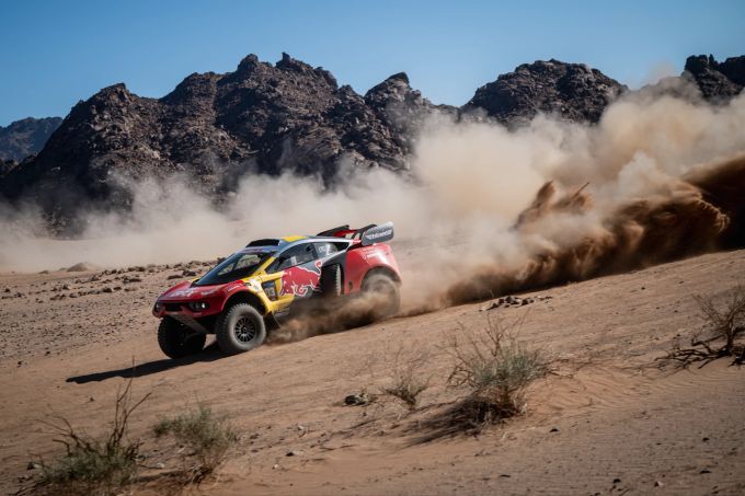 Sébastien Loeb (Prodrive) beim Prolog der Rallye Dakar. Sébastien Loeb Rallye Dakar