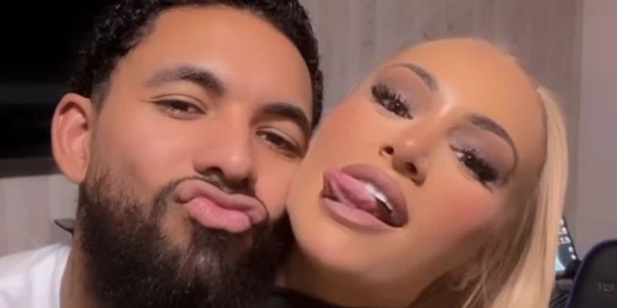 Im Liebeshimmel - Alisha züngelt wieder mit ihrem Douglas Luiz