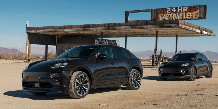 Porsche Macn Elektro Tankstelle