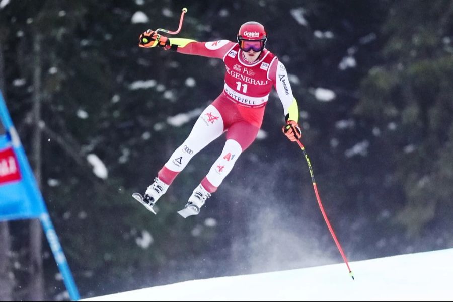 In den besten 30 der Abfahrt sind nur drei Österreicher klassiert. Die Schweiz stellt sechs Athleten.