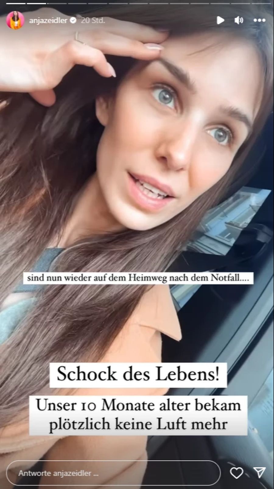 Auf Instagram schildert die Luzernerin das Horror-Szenario.