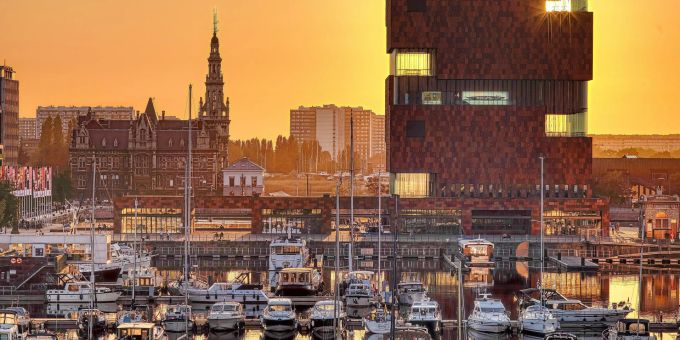 Blick auf den Hafen von Antwerpen. (Symbolbild) Antwerpen
