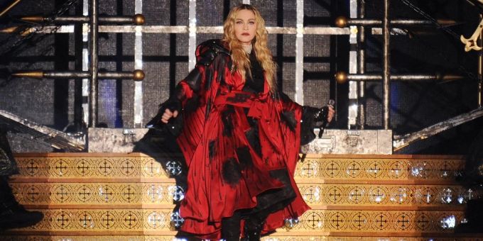 Madonna auf der Bühne - erstmal nicht mehr. Madonna auf der Bühne - erstmal nicht mehr.