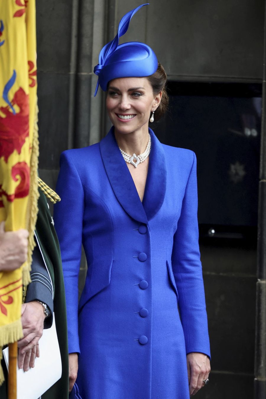 Prinzessin Kate bei der Krönung von König Charles in Edinburgh.