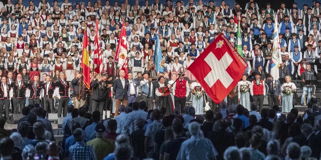 Jodlerfest in Zug Über 210'000 Menschen waren dabei