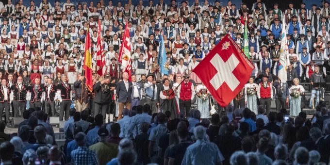 Eidgenössisches Jodlerfest in Zug geht nach drei Tagen zu Ende. Jodlerfest zug