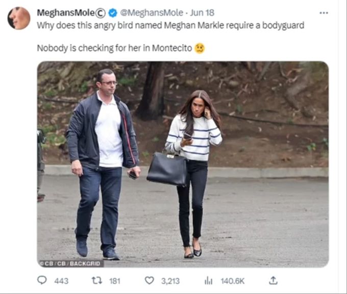 Meghan zeigte sich erst am Wochenende mal wieder privat in der Öffentlichkeit. Meghan Markle