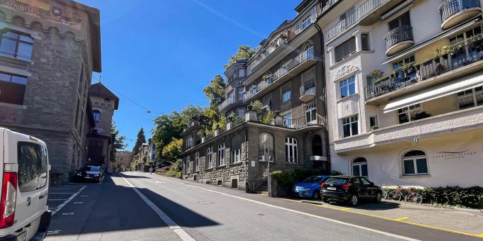Die Museggstrasse in der Stadt Luzern. luzern