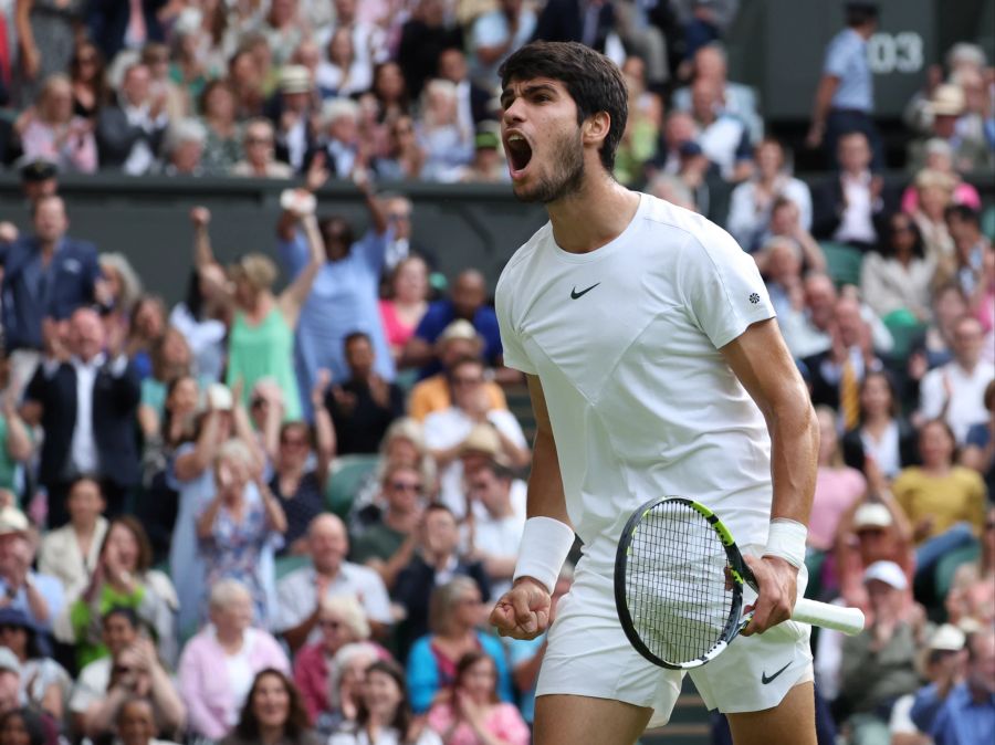 Carlos Alcaraz Wimbledon Djokovic