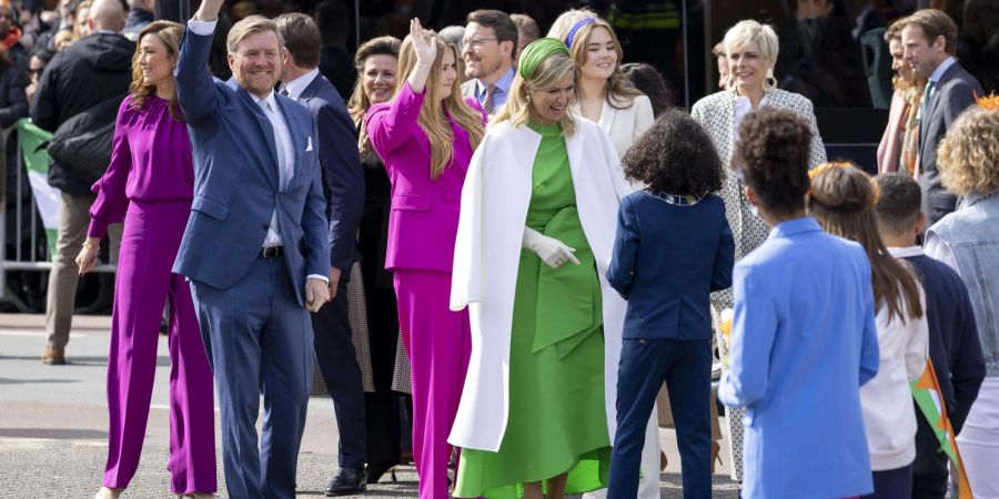 Die Königsfamilie zu Besuch in Rotterdam.