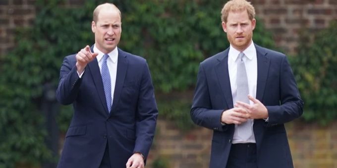 Prinz William und Prinz Harry sind zerstritten. prinz harry