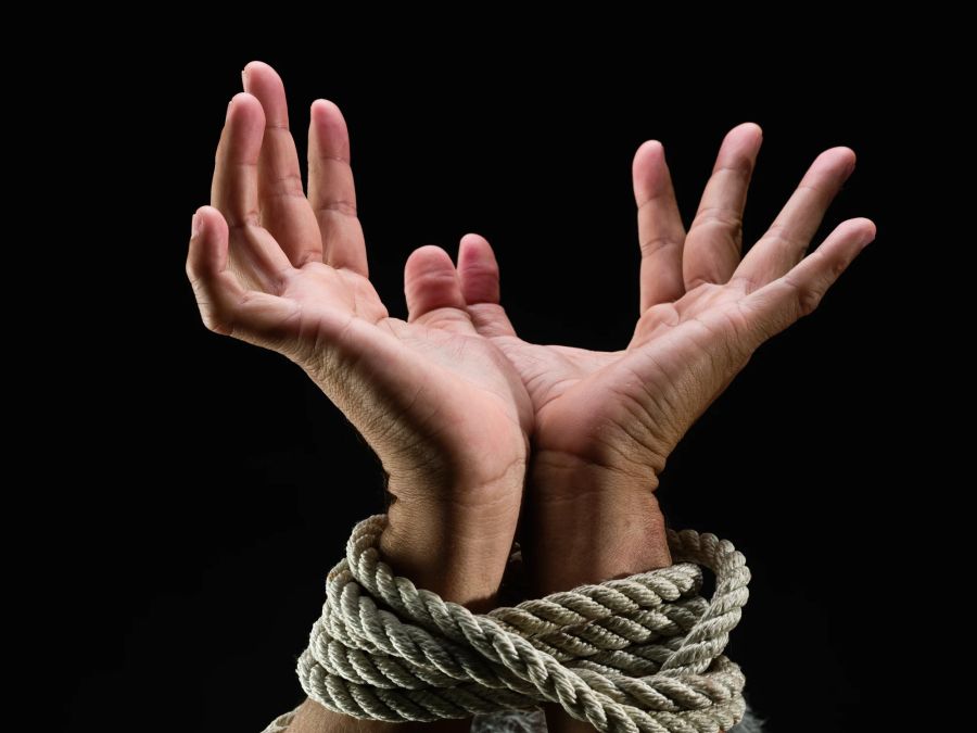 Wald Bondage Fesselspiele