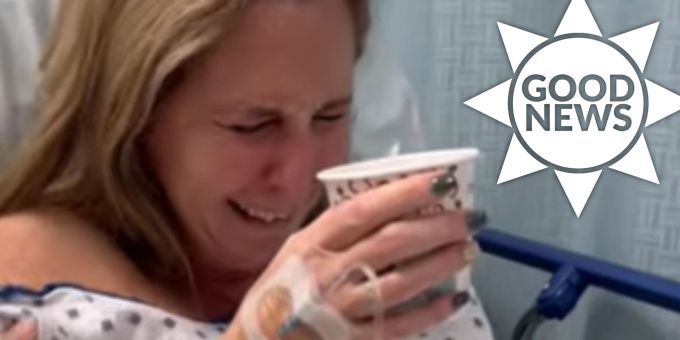 Good News - Frau kann nach zwei Jahren endlich wieder Kaffee riechen
