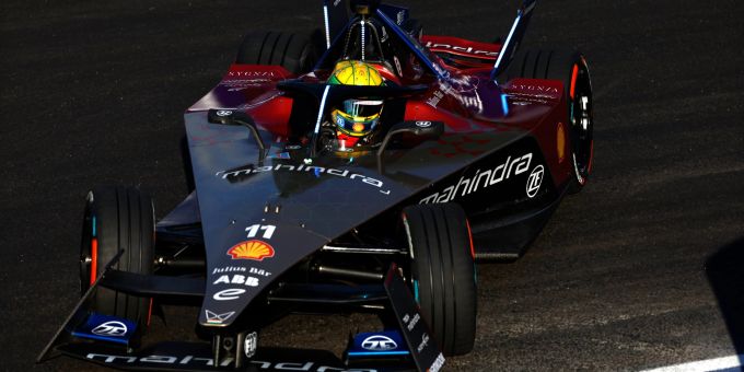 Lucas di Grassi (Mahindra) beim Sao-Paulo-ePrix der Formel E. Formel E Di Grassi