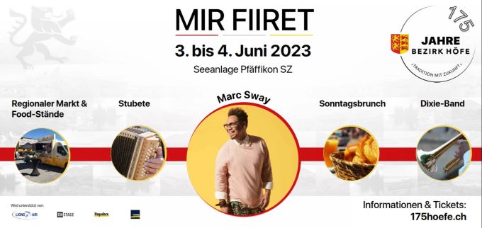 Das Jubiläumsfest wartet mit einem vielseitigen Programm auf. 175 jahre Bezirk Höfe