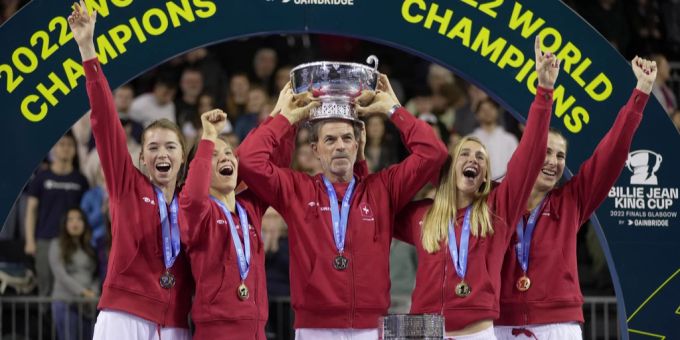 Das Finalturnier des Billie Jean King Cup steigt in Spanien, nicht in der Schweiz. Billie Jean King Cup