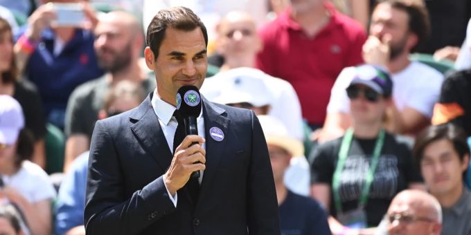 Roger Federer liebäugelte zuletzt mit einem Engagement als TV-Experte in Wimbledon. Roger Federer