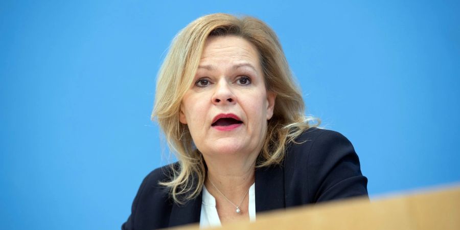 Lehnt es ab, die Zahl der Flüchtlinge zu begrenzen: Bundesinnenministerin Nancy Faeser.