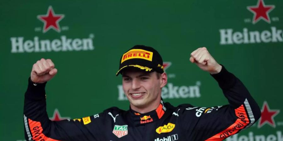 Hat Weltmeister Lewis Hamilton einen harten Titelkampf angekündigt: Max Verstappen vom Team Red Bull Racing. Foto: -/Lapresse via ZUMA Press/dpa