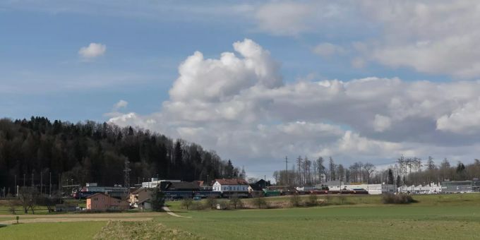 Landschaft bei Hendschicken (AG). Landschaft bei Hendschicken (AG).