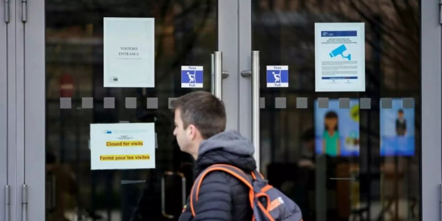 Für Besucher geschlossen: EU-Parlament in Brüssel
