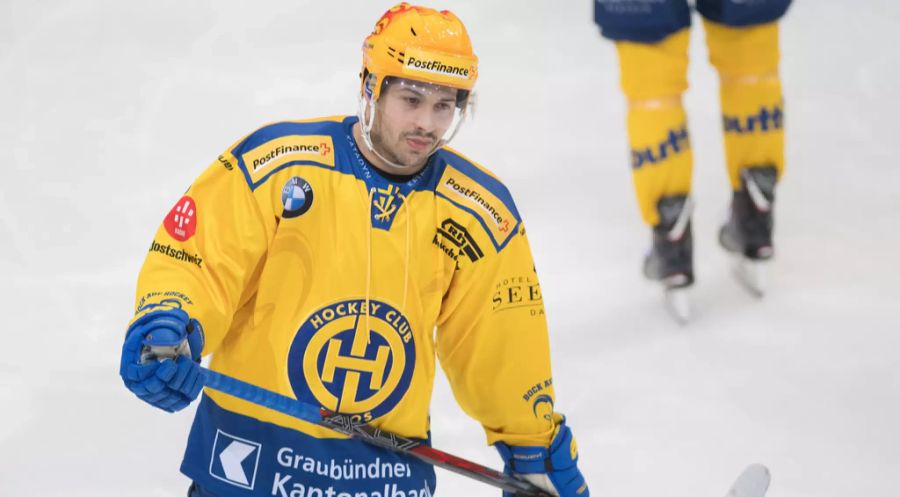 Inti Pestoni wird trotz 36 Punkten in 59 Spielen letzte Saison auch beim HC Davos nicht ganz glücklich.