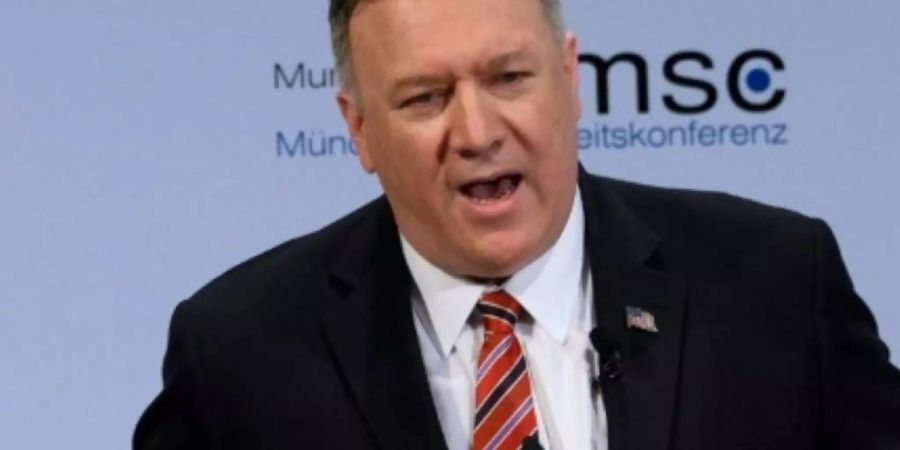 Mike Pompeo bei der Münchner Sicherheitskonferenz