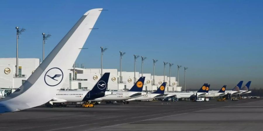 Lufthansa-Maschinen in München