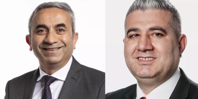 Seyit Erdogan (r.), Basler SP-Grossrat, und Mustafa Atici (l.), Basler SP-Nationalrat. basel
