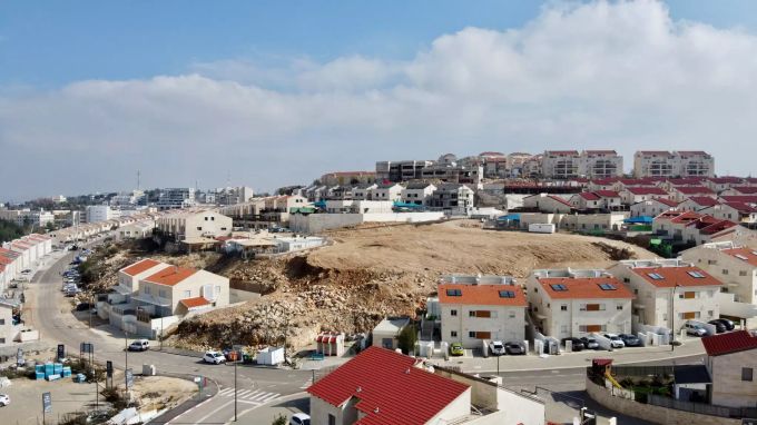 Ein Blick auf die jüdische Westbank-Siedlung Ari'el. Trump will Israels Spitzenpolitikern am 28.01.2020 die Grundzüge seines Nahost-Plans vorstellen. Nahost-Plan von Trump