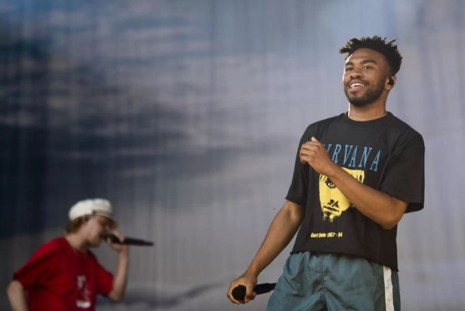 Kevin Abstract bei einem Auftritt auf der Open Air St. Gallen Hauptbühne Kevin Abstract Sankt Gallen