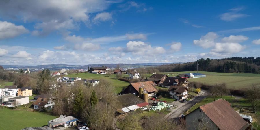 Die Stadt Wohlen im Aargau.