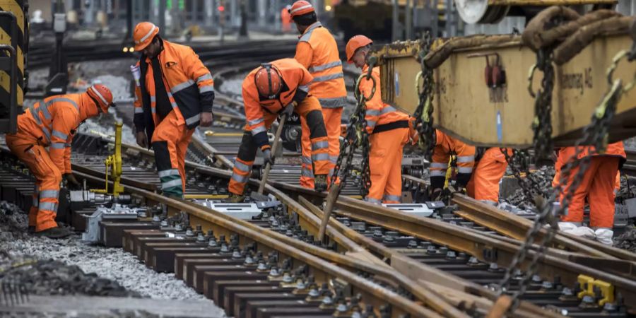 Baustelle Luzern Bahnhof