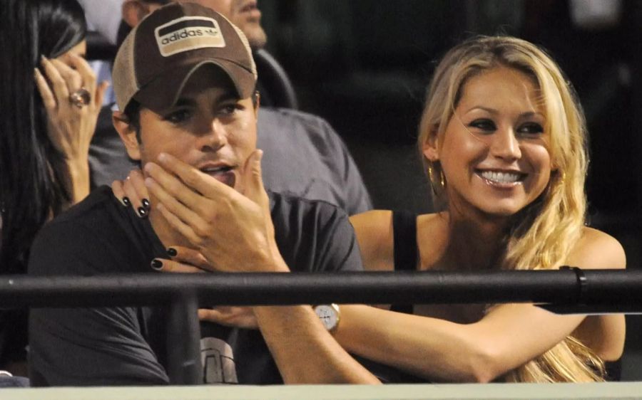 Kournikova mit ihrem heutigen Ehemann Enrique Iglesias.