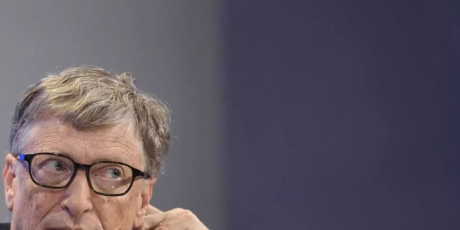 Bill Gates hat die G20-Staaten aufgerufen, mehr Geld für die Entwicklung eines Impfstoffs bereitzustellen. Foto: Gian Ehrenzeller/KEYSTONE/dpa